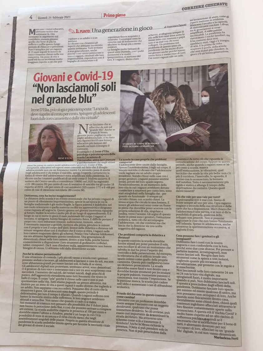 Giovani e Covid-19
